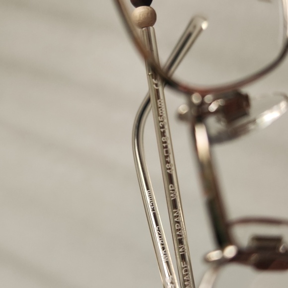 Michael Kors Titanium Wire, Bead Accent Eyeglass Frames with oval leather case - Picture 5 of 6